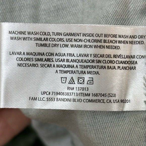 Orvis 100% Lyocell Joggers Ankle Pants XL Drawstring Waist Pockets Camo - Picture 11 of 16